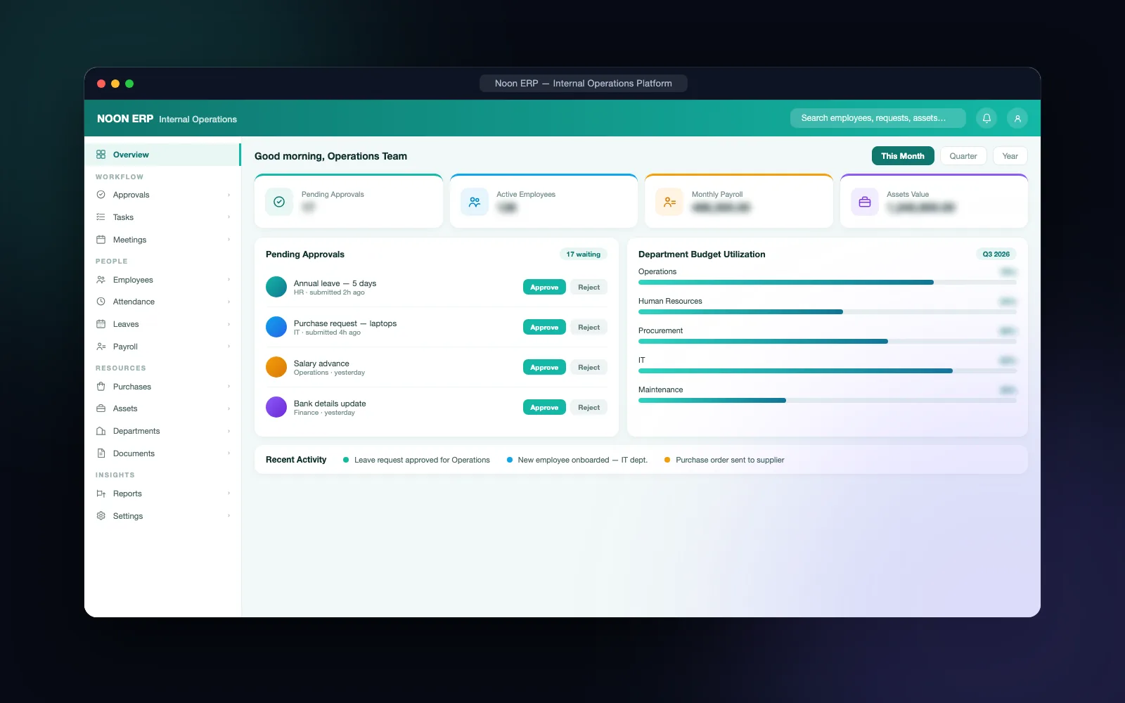 Noon ERP — preview